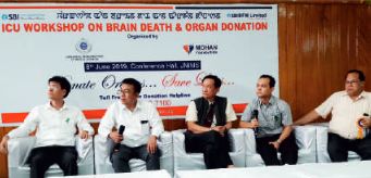 ICU Workshop on Brain Death and Organ Donation organized at Jawaharlal Nehru Institute of Medical Sciences, Imphal, Manipur